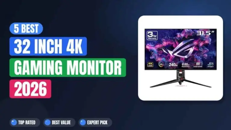 Best 32-Inch 4K Gaming Monitors? (Testing Guide 2026)