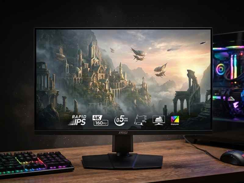 MSI MAG 274UPF E2 27-inch 4K gaming monitor for PS5 and Xbox Series X