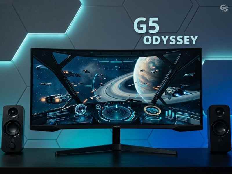 Samsung Odyssey G5 G55T 34-inch curved ultrawide gaming monitor